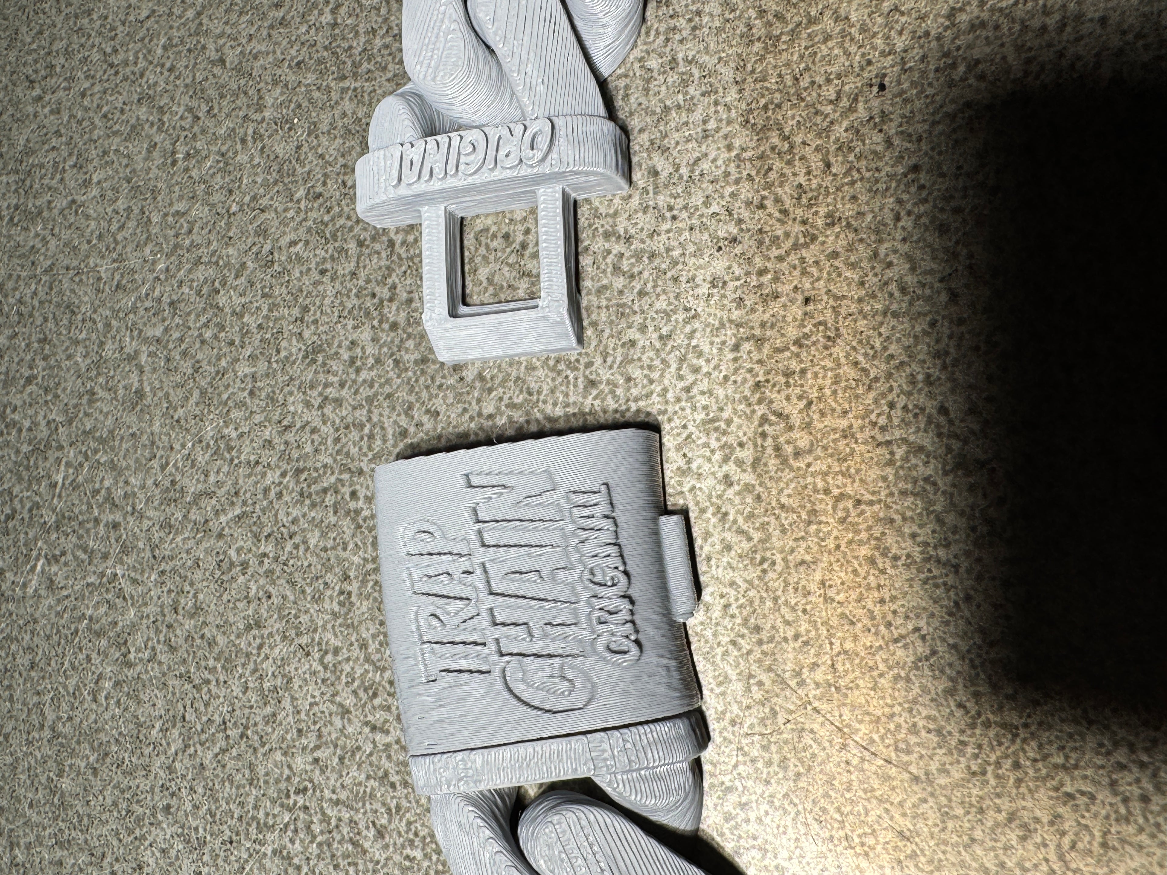 Trap Chain Light Baby Grey